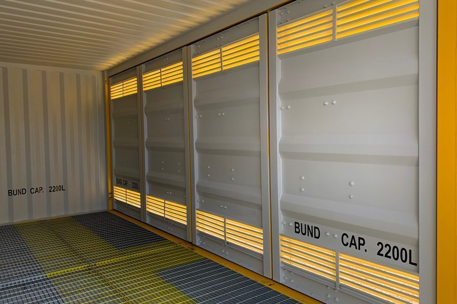 NOVO CONTENTOR HIGH CUB DE 20 PÉS PARA PRODUTOS PERIGOSOS