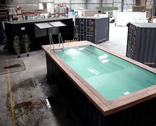 Contentor para piscina de 40 pés