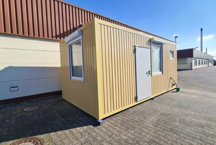 CONTENTOR PRÉ-FABRICADO 6×3M / NOVO