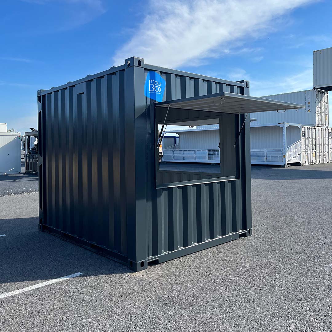 Escritório em contentor marítimo de 10 pés HC