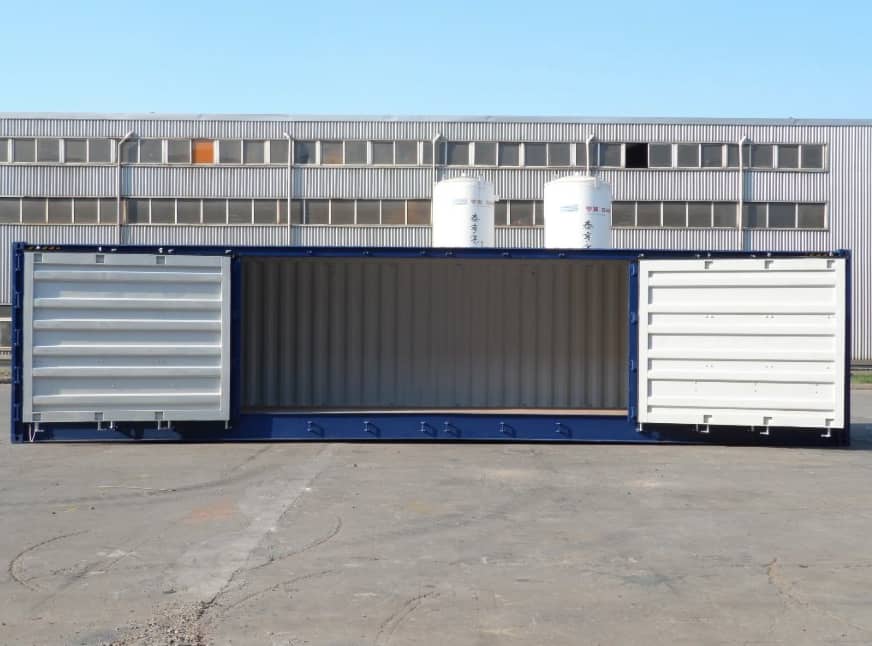 CONTENTOR DE TRANSPORTE PRIMEIRA VIAGEM ABERTURA LATERAL 40 PÉS HIGH CUE