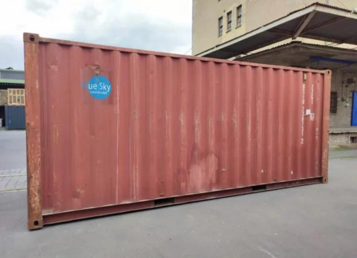 Contentor marítimo seco usado de 20 pés