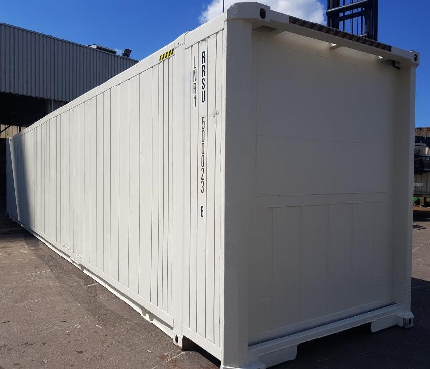 Contentor marítimo isolado usado de 40 pés