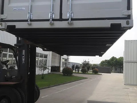 CONTENTOR DE TRANSPORTE MARÍTIMO BRANCO DE 20 PÉS - NOVO