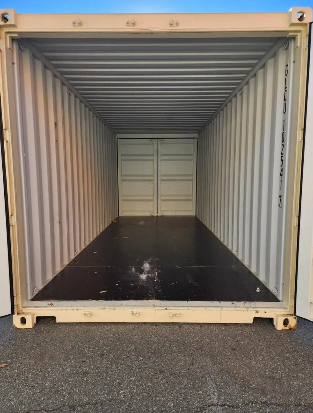 Contentor novo/de viagem única de 6 metros com porta dupla