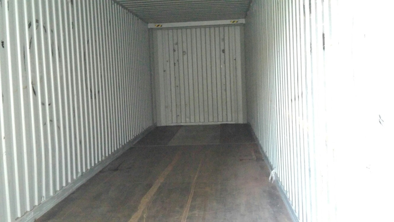 Contentor marítimo usado de 45 pés High Cube Pallet Wide