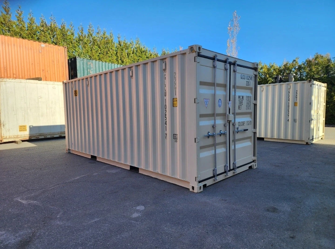 Contentor novo/de viagem única de 6 metros com porta dupla
