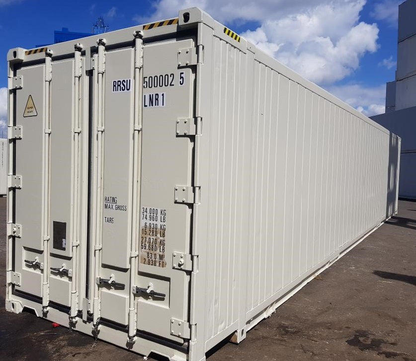 Contentor marítimo isolado usado de 40 pés