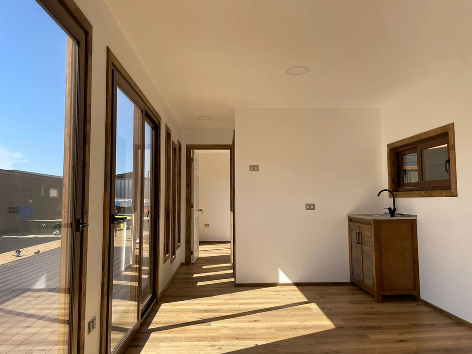 Casa modular Leyton 10x3,0m com 2 quartos