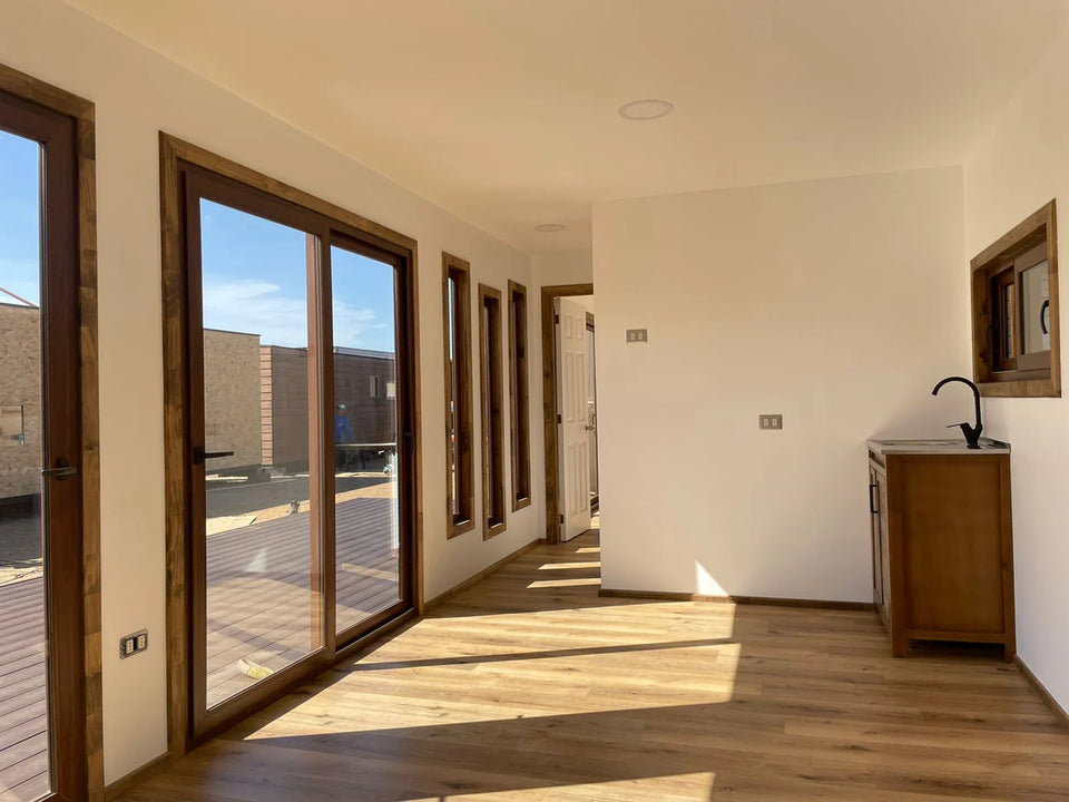 Casa modular Leyton 10x3,0m com 2 quartos